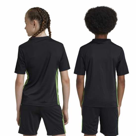 Adidas Tabela 23 Jersey Black/ Lime Детски тениски и фланелки