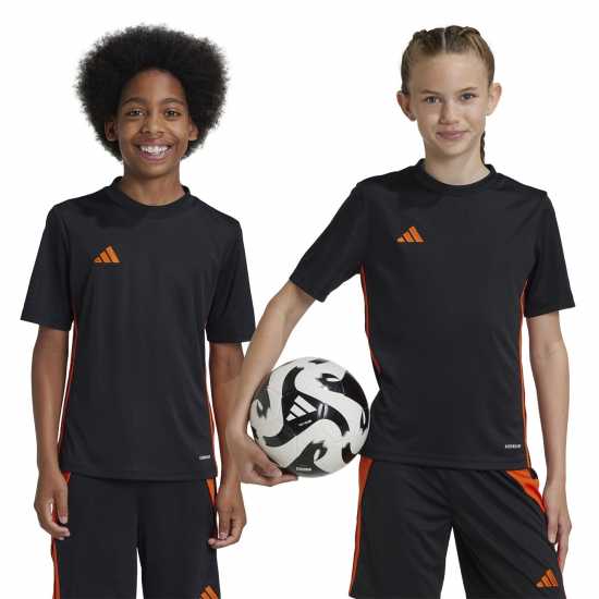 Adidas Tabela 23 Jersey Black/Orange Детски тениски и фланелки