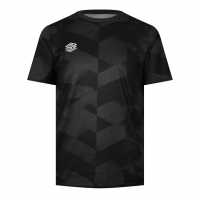 Umbro Warm Up Jersey Черно / Въглерод Мъжко облекло за едри хора