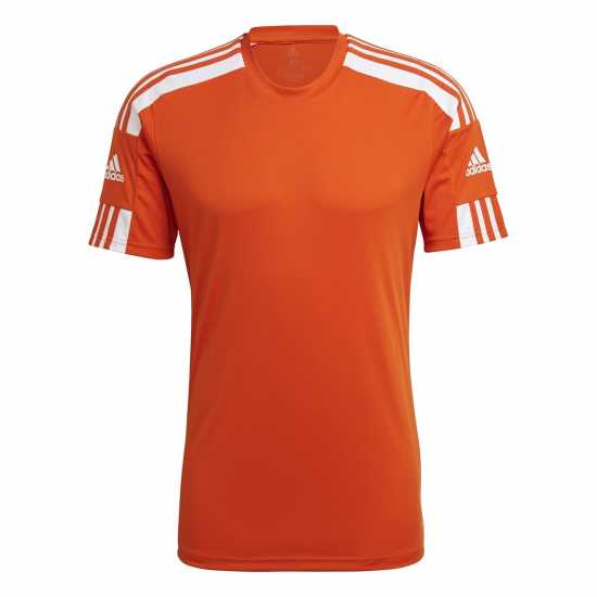 Adidas Squadra 21 Jersey Mens Оранжево/Бяло Мъжки тениски с яка