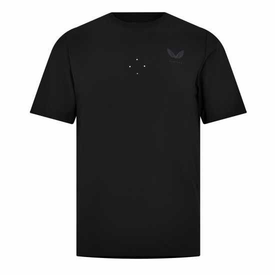 Мъжка Тениска Castore Castore Sportswear Metatek Short Sleeve T Shirt Mens Оникс Мъжки тениски с яка