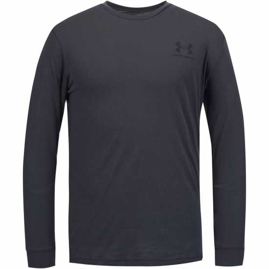 Under Armour Logo Chest Top Черно Мъжки тениски с яка