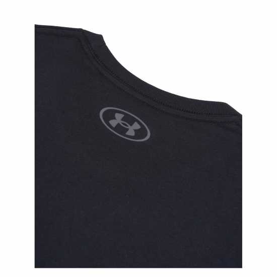 Under Armour Logo Chest Top Черно Мъжки тениски с яка