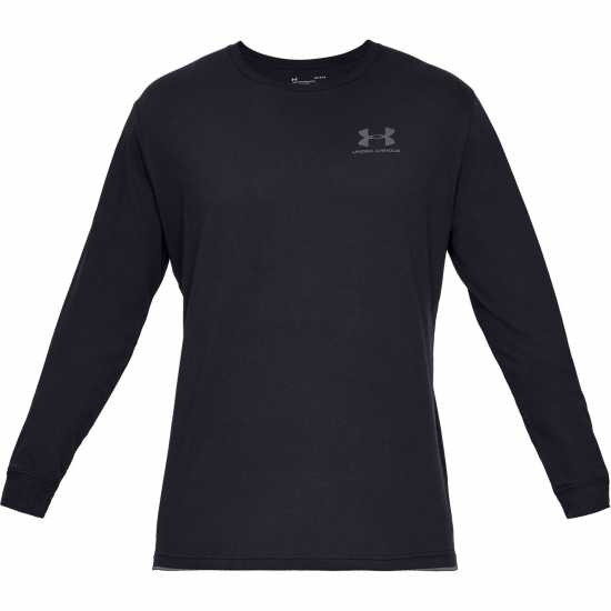 Under Armour Logo Chest Top Черно Мъжки тениски с яка