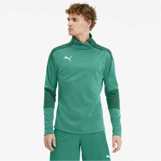 Puma Мъжки Полар С Цип Tf21 Zip Fleece Mens Пипер зелено Мъжки тениски с яка