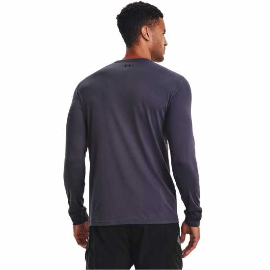 Under Armour Мъжка Риза Armour Pr Brahma Long Sleeve T-Shirt Mens Закалено Стомана Мъжко облекло за едри хора