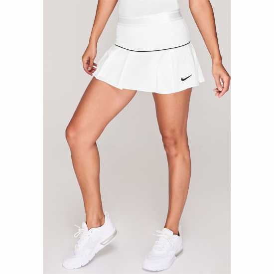 Nike Court Victory Tennis Skirt Бяло/Черно/Бла Тенис облекло