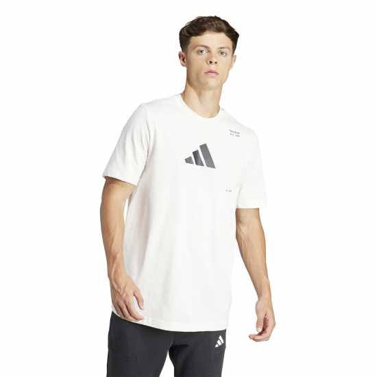 Adidas Мъжка Риза All-Gym Category Graphic T-Shirt Mens Бяла дъска Атлетика