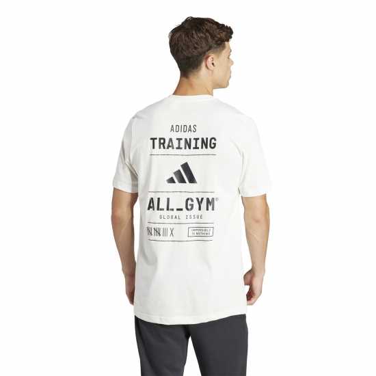 Adidas Мъжка Риза All-Gym Category Graphic T-Shirt Mens Бяла дъска Атлетика