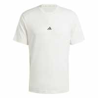 Adidas Мъжка Риза Yoga T-Shirt Mens Бяла дъска 