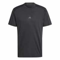 Adidas Мъжка Риза Yoga T-Shirt Mens Черно 