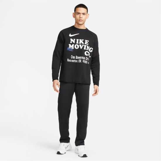 Nike Dri-FIT Men's Long-Sleeve Fitness Top  Мъжки тениски с яка