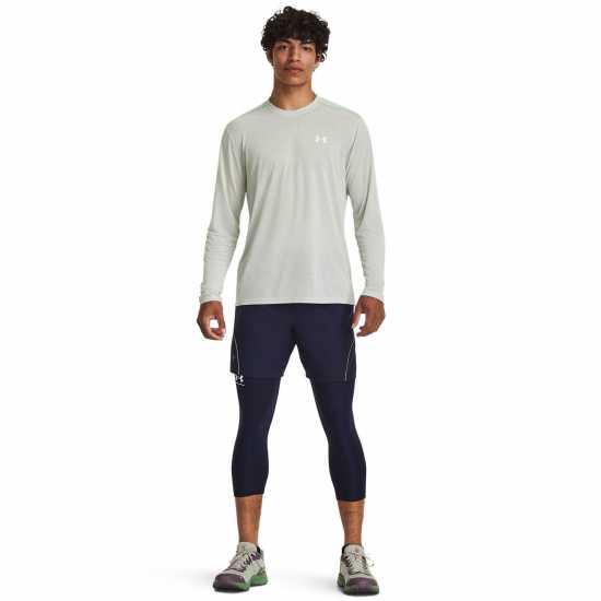 Under Armour Anywhere Longslve Sn99 Зелено Мъжки тениски с яка