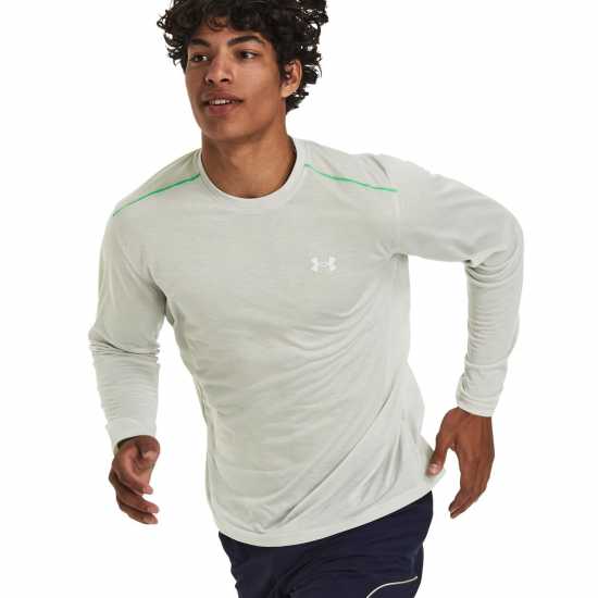 Under Armour Anywhere Longslve Sn99 Зелено Мъжки тениски с яка