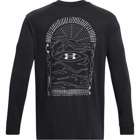 Under Armour Anywhere Globe Ls Sn99 Черно Мъжки тениски с яка