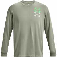 Under Armour Anywhere Globe Ls Sn99 Зелено Мъжки тениски с яка