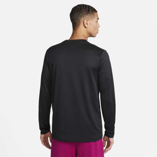 Nike Legend Ls Tee Sn00 Черно/сребро Атлетика