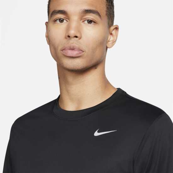 Nike Legend Ls Tee Sn00 Черно/сребро Атлетика