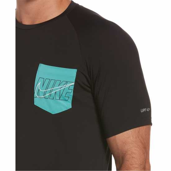 Nike Logo Ss Swm Tee Sn99 Черно Мъжки тениски с яка