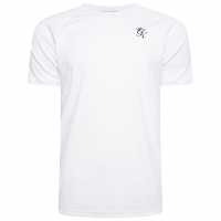 Gym King Core Plus Poly Tee Бяло Мъжки тениски с яка