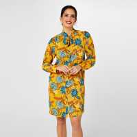 Biba Tie Neck Tunic Цветна Пейсли Dresses Under 60