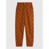 Tommy Jeans Tjcu Checkerboard Denim Pant  