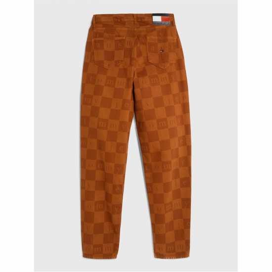 Tommy Jeans Tjcu Checkerboard Denim Pant  