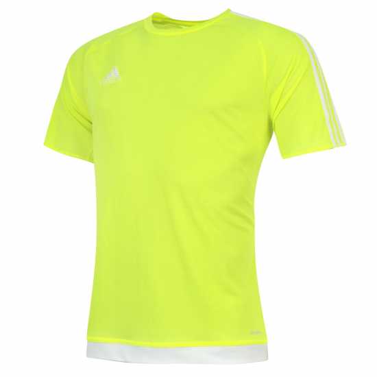 Adidas Мъжка Тениска Classic 3 Stripe Sereno T Shirt Mens Семспа Мъжки тениски с яка