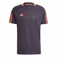 Adidas Мъжка Тениска Classic 3 Stripe Sereno T Shirt Mens Аурора Черно 