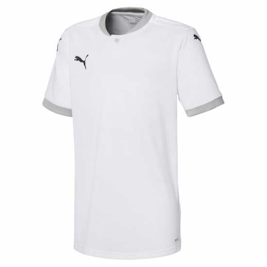 Puma Jersey Top Junior Бяло/Сиво Детски тениски и фланелки