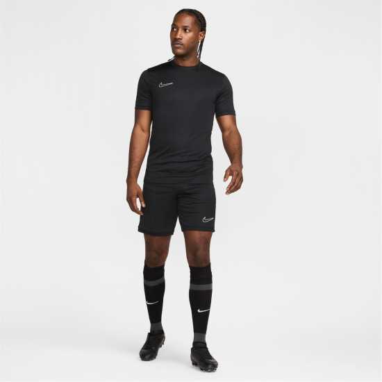 Nike Dri-FIT Academy Men's Short-Sleeve Soccer Top Черно Мъжки тениски с яка