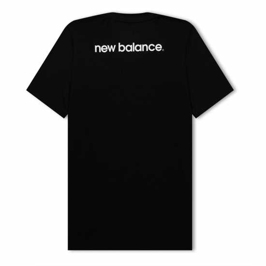 New Balance Tech Tee Jn99 Черно Детски тениски и фланелки