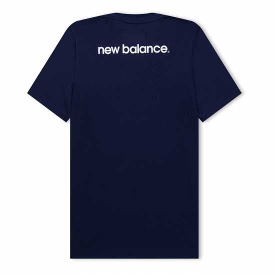 New Balance Tech Tee Jn99 Морска синьо Детски тениски и фланелки