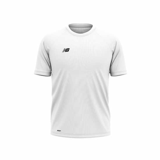 Мъжка Риза New Balance Sport Essentials Run T-Shirt Mens Бяло Мъжки тениски с яка