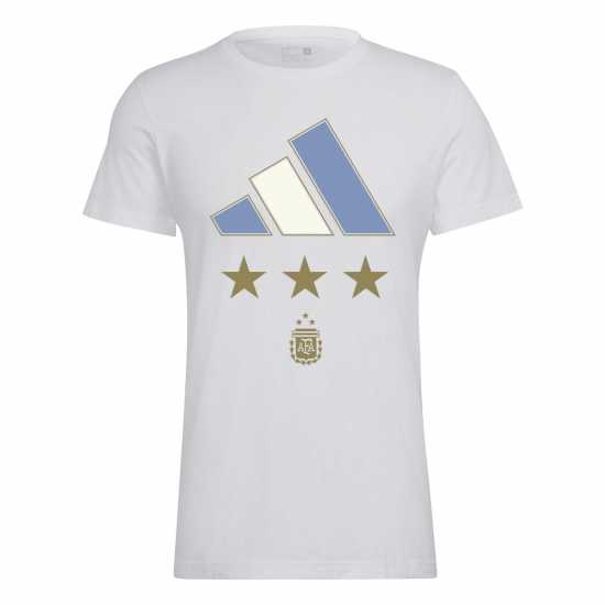 Adidas Argentina World Cup 2022 Winners T-Shirt Adults  Мъжки тениски с яка