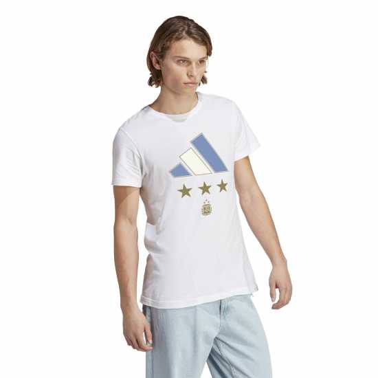 Adidas Argentina World Cup 2022 Winners T-Shirt Adults  Мъжки тениски с яка