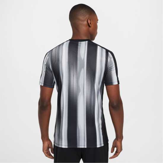 Nike Academy Men's Dri-FIT Short-Sleeve Soccer Top Сиво/Черно 