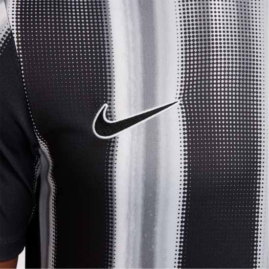 Nike Academy Men's Dri-FIT Short-Sleeve Soccer Top Сиво/Черно 