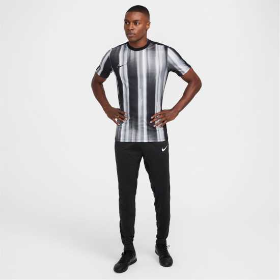 Nike Academy Men's Dri-FIT Short-Sleeve Soccer Top Сиво/Черно 