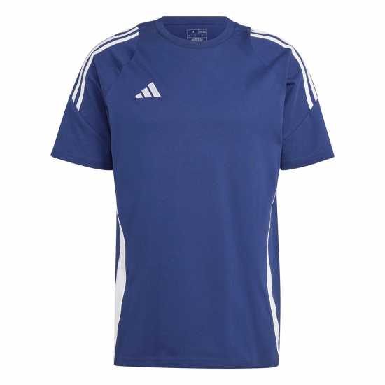 Adidas Мъжка Риза Tiro 24 Sweat T-Shirt Mens Отбор Нви/Бял Мъжки ризи