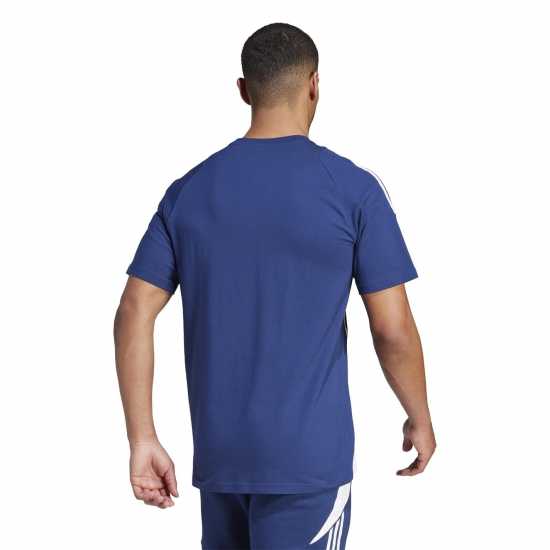 Adidas Мъжка Риза Tiro 24 Sweat T-Shirt Mens Отбор Нви/Бял Мъжки ризи