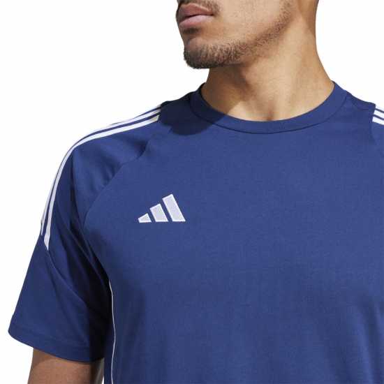 Adidas Мъжка Риза Tiro 24 Sweat T-Shirt Mens Отбор Нви/Бял Мъжки ризи