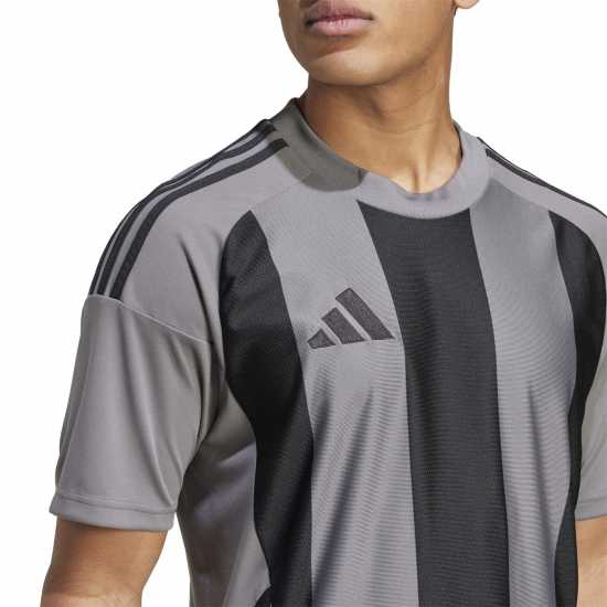 Adidas Striped 24 Jersey Отбор Сиво Четири Мъжки тениски с яка