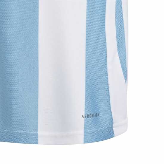 Adidas Striped 24 Jersey Kids светло синьо/бяло Детски тениски и фланелки