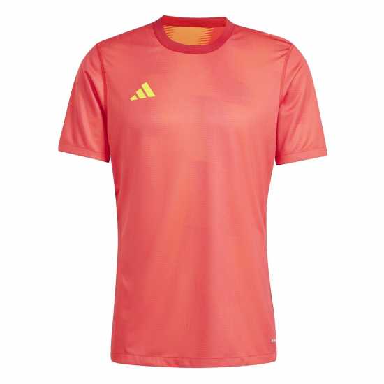 Adidas Reversible 24 Jersey силно червено 2/жълто Мъжки тениски с яка