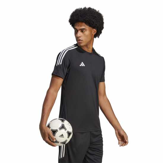 Adidas Tiro 23 Club Football Jersey Mens Черно/Бяло Мъжки ризи