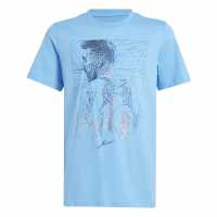 Adidas Messi Football Graphic T-Shirt Kids  Детски тениски и фланелки