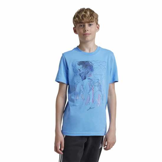 Adidas Messi Football Graphic T-Shirt Kids  Детски тениски и фланелки