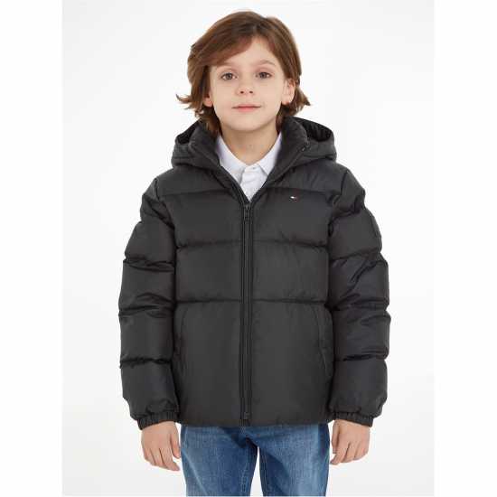 Tommy Hilfiger Пухено Яке Essential Down Jacket Черно BDS 