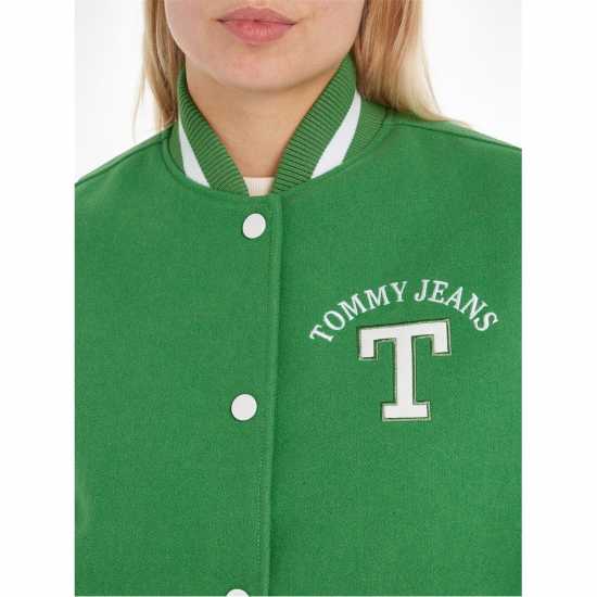 Tommy Jeans Tjw Zip Off Sleeve Letterman  